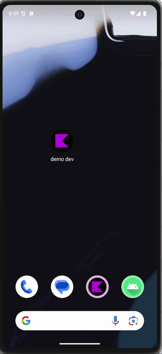 KMP-native-splash Android demo