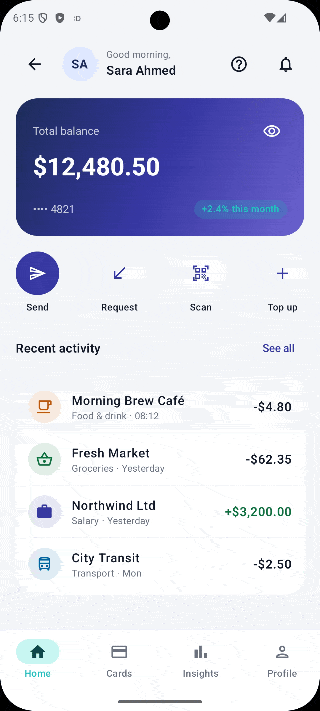 Lumen Bank onboarding tour
