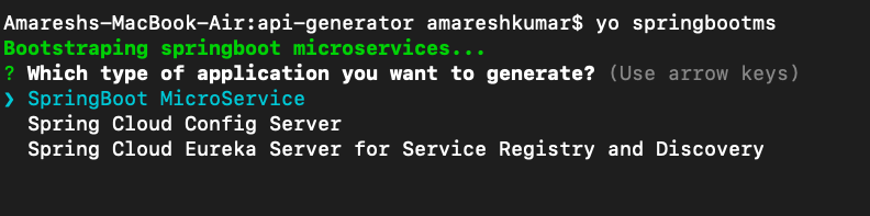 Microservice Generation