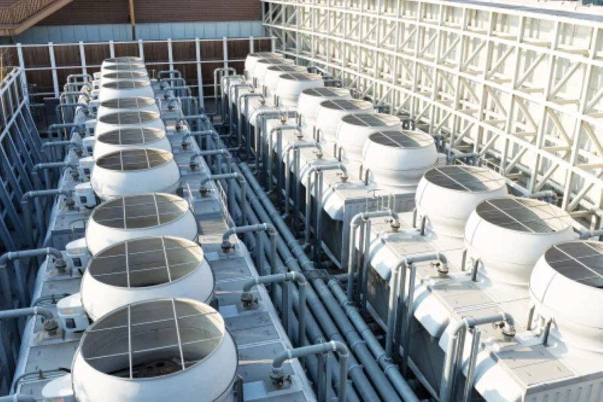 Cooling water treatment chemicals control scaling, corrosion, and microbial growth, ensuring efficient system performance and longevity