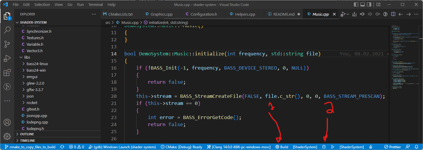 Visual studio code debugging