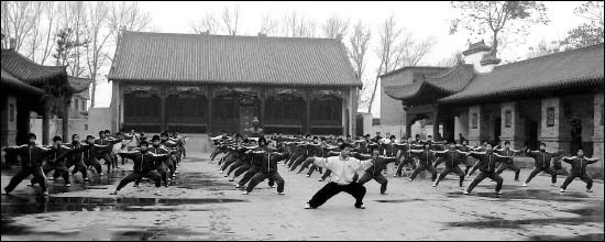 Biểu diễn tại khu tưởng niệm Trần Vương Đình của Trường Thái Cực Quyền Làng Trần