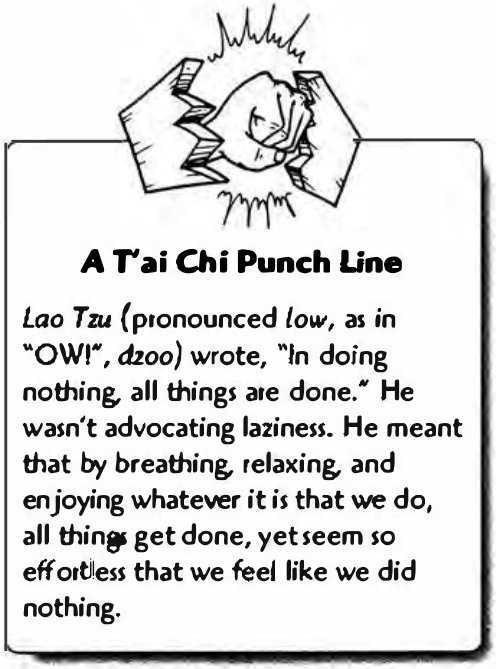 Minh họa tinh thần Thái Cực Quyền là tìm thấy Trung Tâm của chính mình