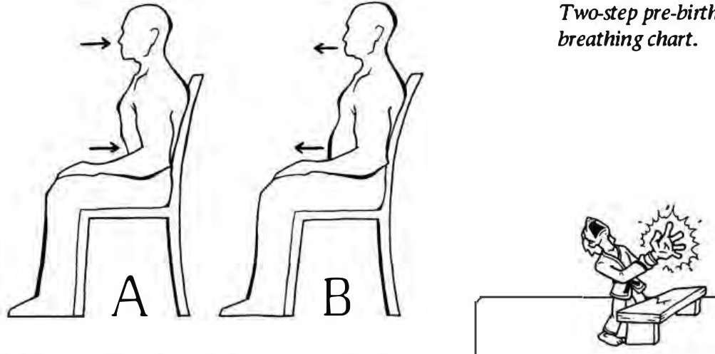 Minh họa động tác Khí Công Động với hai bàn tay vòng quanh viên ngọc