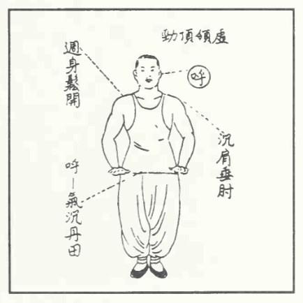 Tranh vẽ nét thức thứ hai mươi mốt của Thái Cực Khí Công