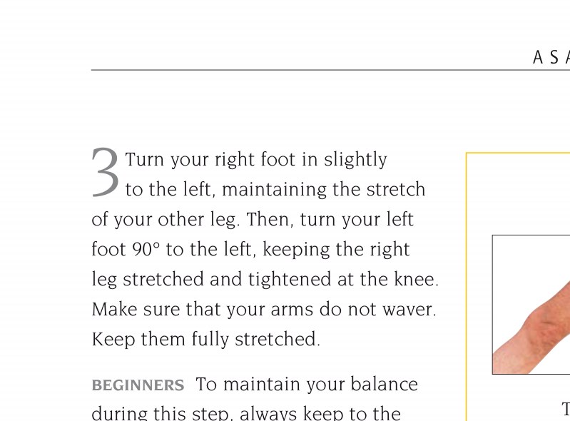 Tadasana — siết chặt mông