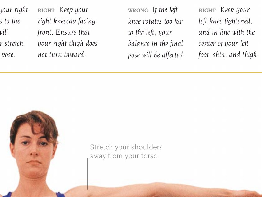 Tadasana — giữ đầu ngay ngắn và nhìn thẳng về phía trước