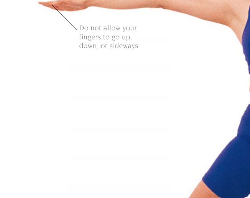 Tadasana — nâng xương ức lên