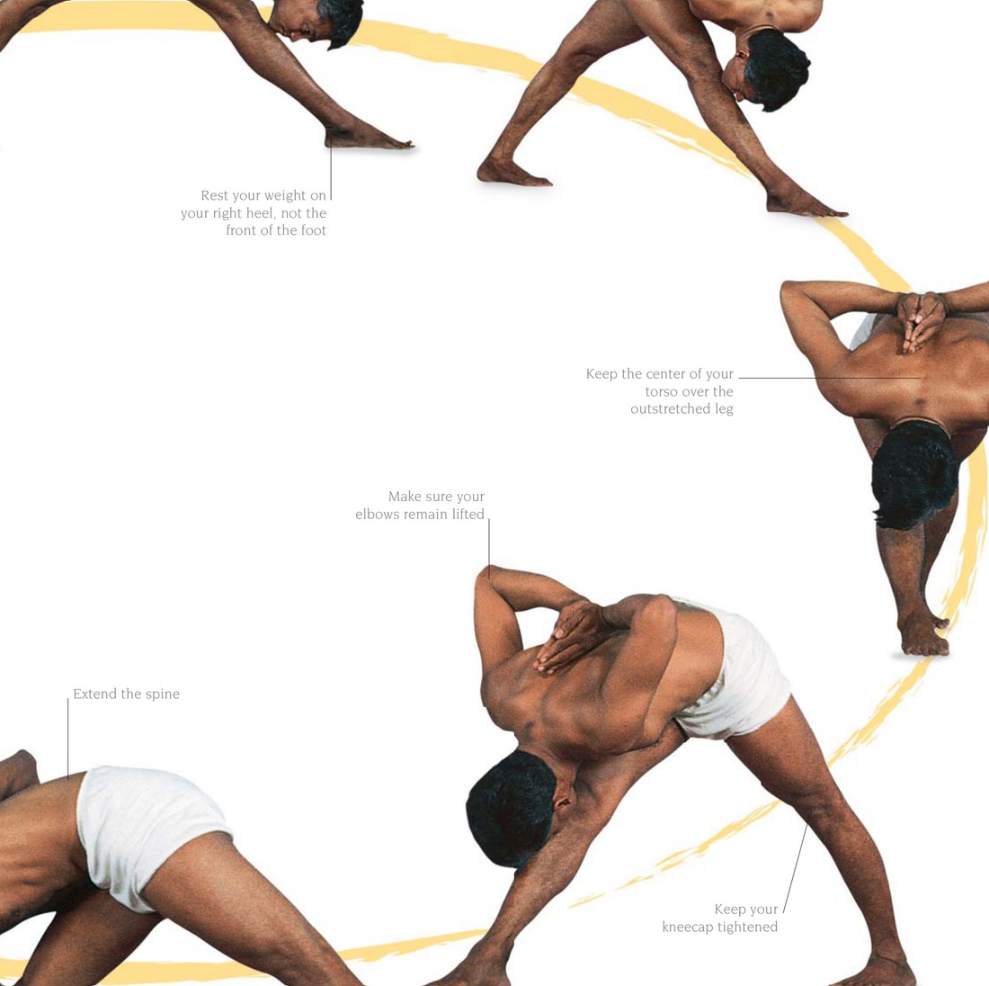 Parsvottanasana — ấn hai cổ tay vào nhau