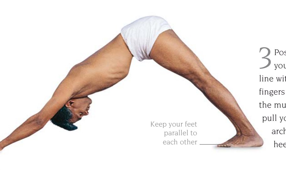 Parsvottanasana — xoay xương bánh chè trái vào trong
