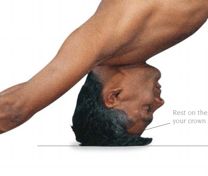 Parsvottanasana — giữ xương bánh chè siết chặt