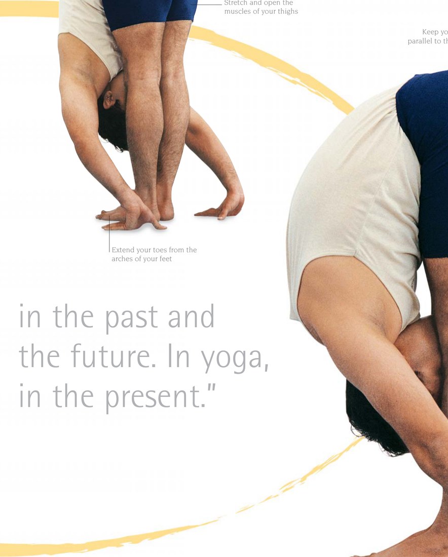 Uttanasana — giữ cột sống lõm vào