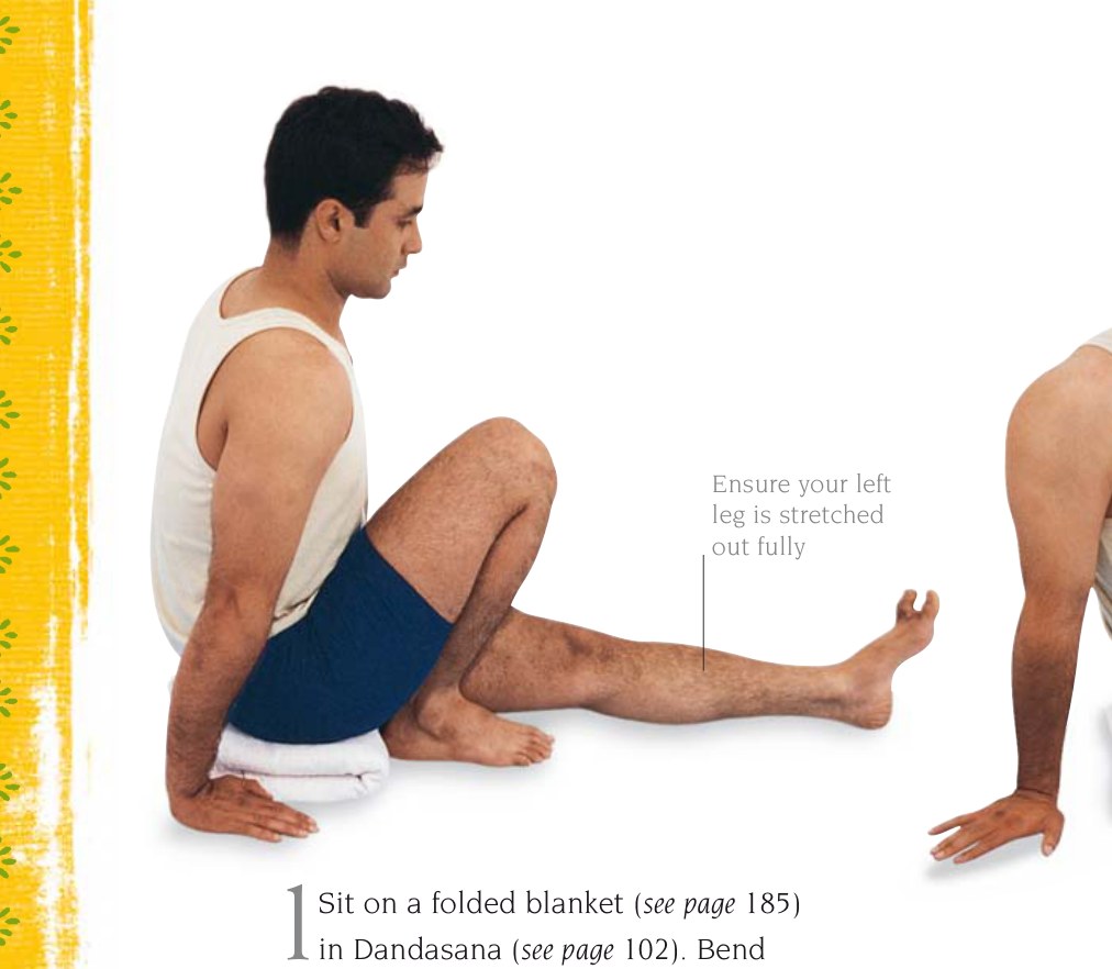 Bharadvajasana — giữ thân mình không ngửa ra sau