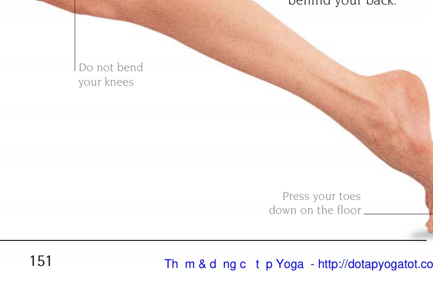 Halasana — bước ba