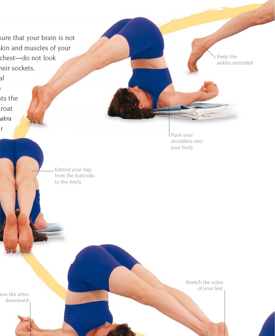 Halasana — bước bốn
