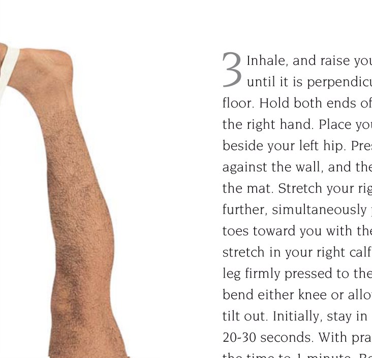 Supta Padangusthasana — tư thế nằm nắm ngón chân 3