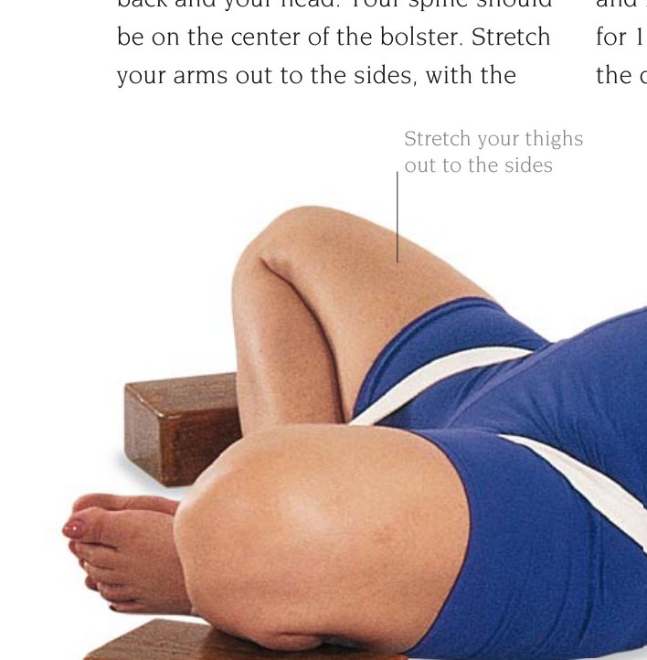 Supta Baddhakonasana — tư thế góc cố định nằm 3