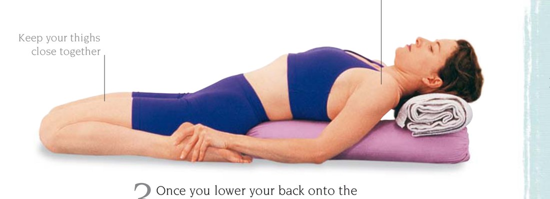 Supta Virasana — tư thế anh hùng nằm 2