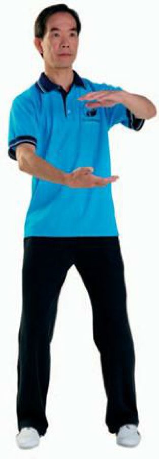 Động tác xoay cột sống — xoay eo, giữ lưng thẳng