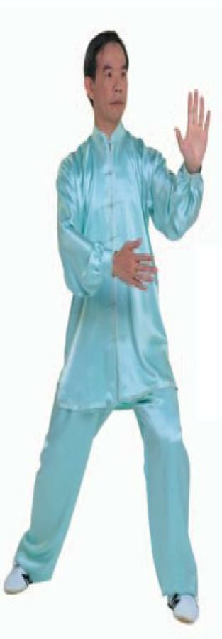 Xoay eo và đưa cả hai tay sang phía bên trái