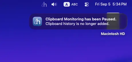 Pause Clipboard Monitoring