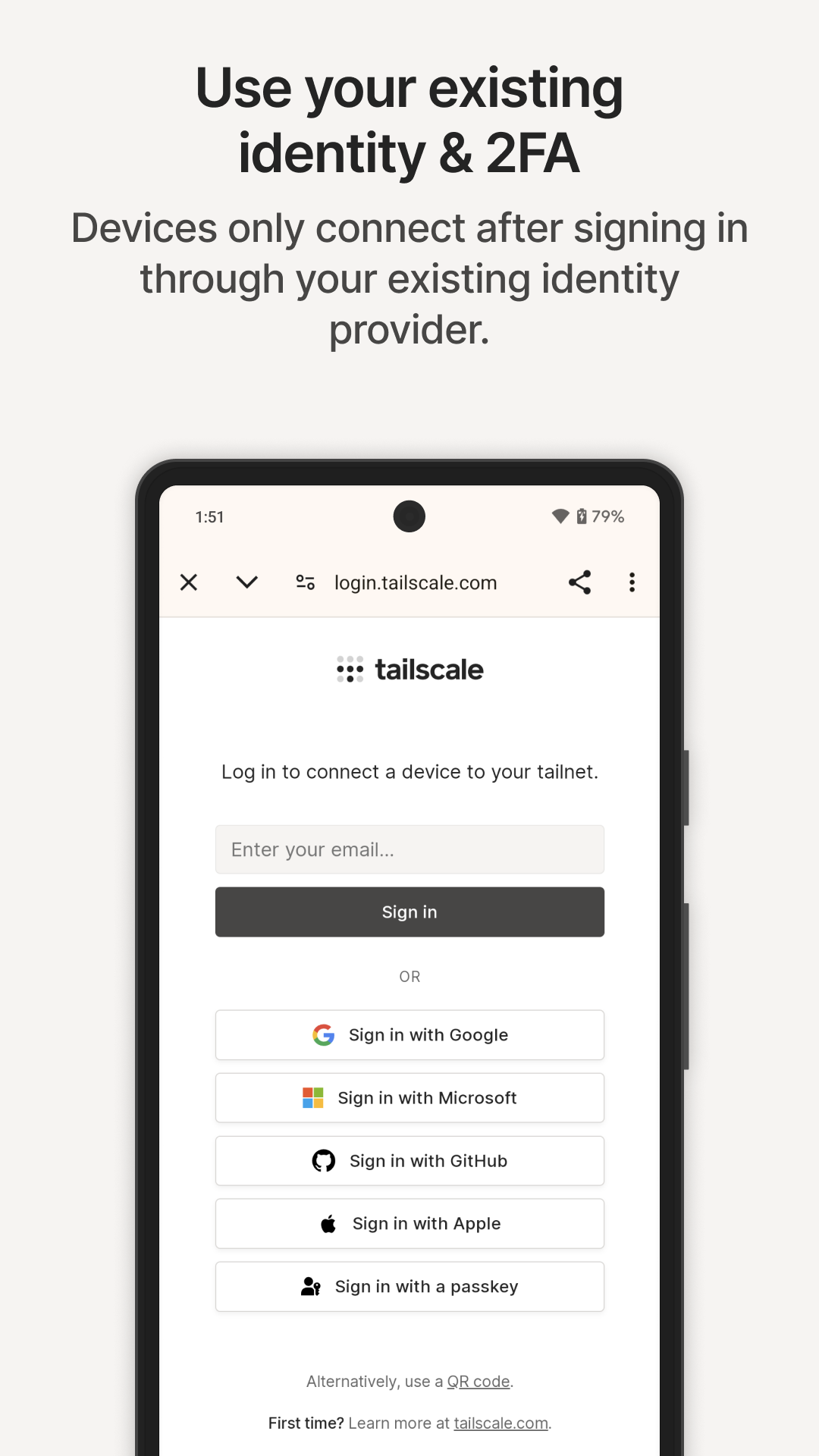 Screenshot 2 of Tailscale — opens full size