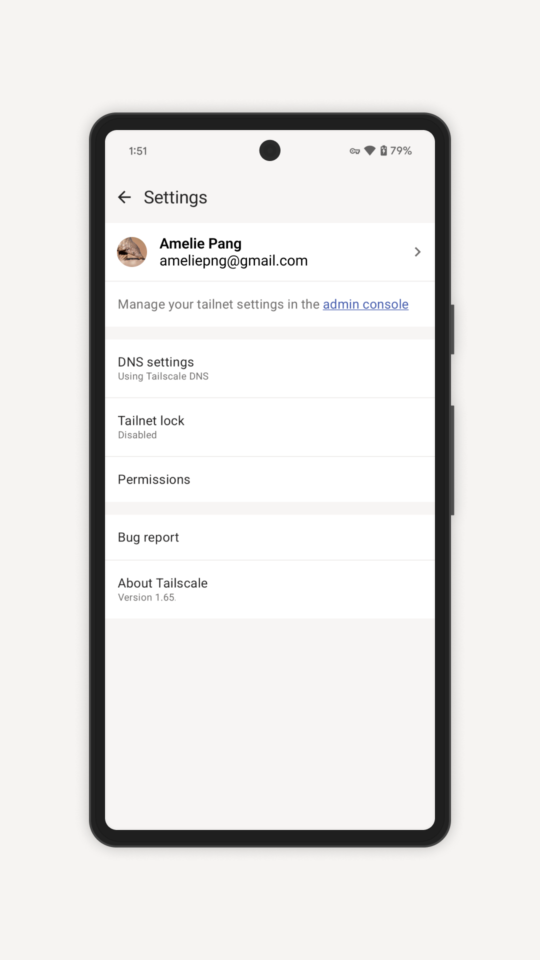 Screenshot 3 of Tailscale — opens full size