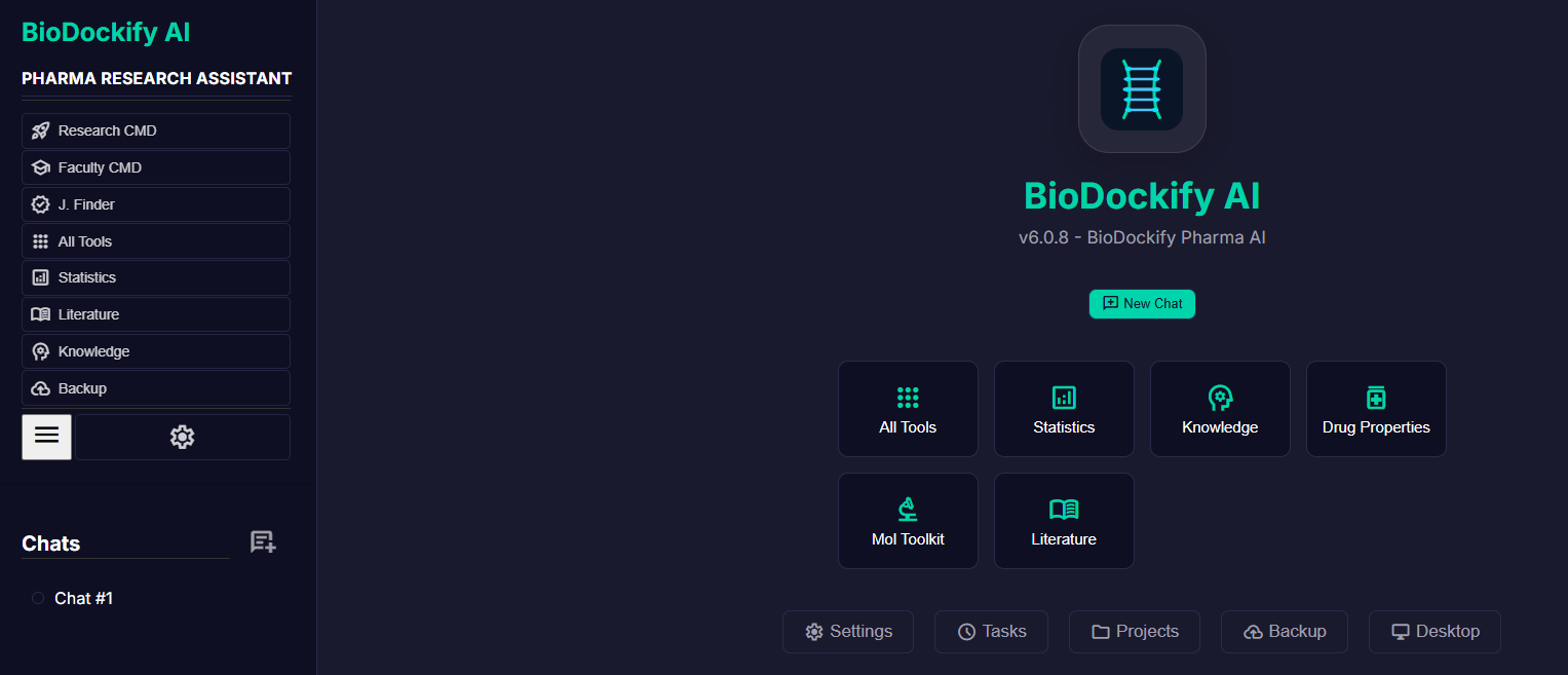 BioDockify Pharma AI Screenshot