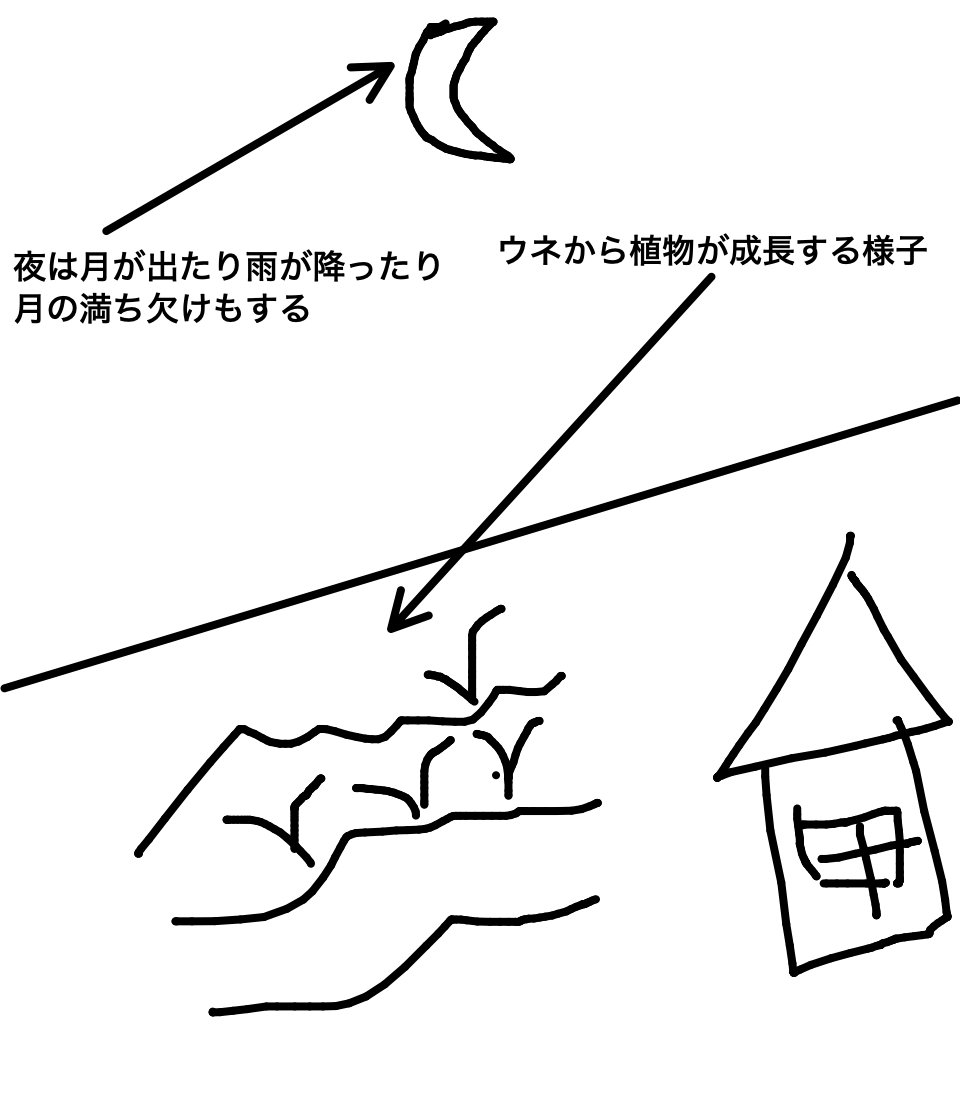 夜の演出と成長