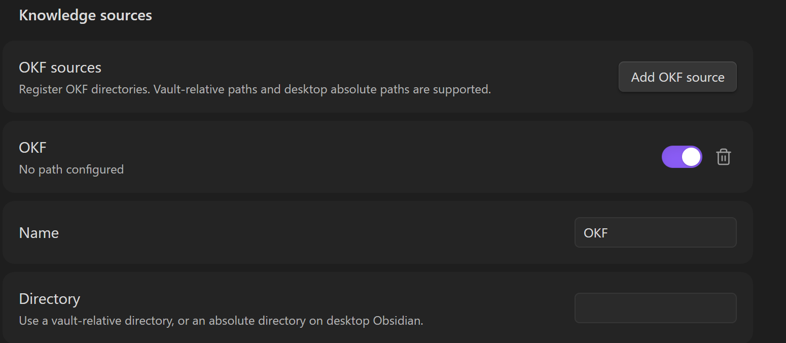 External Skills Settings