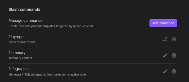Slash Commands