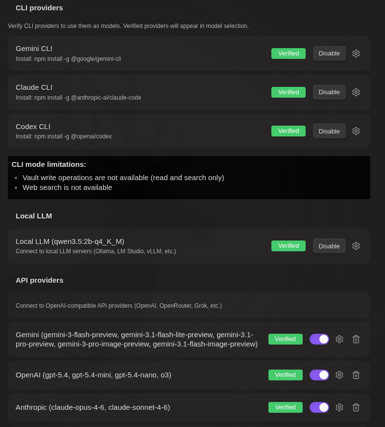 Basic Settings