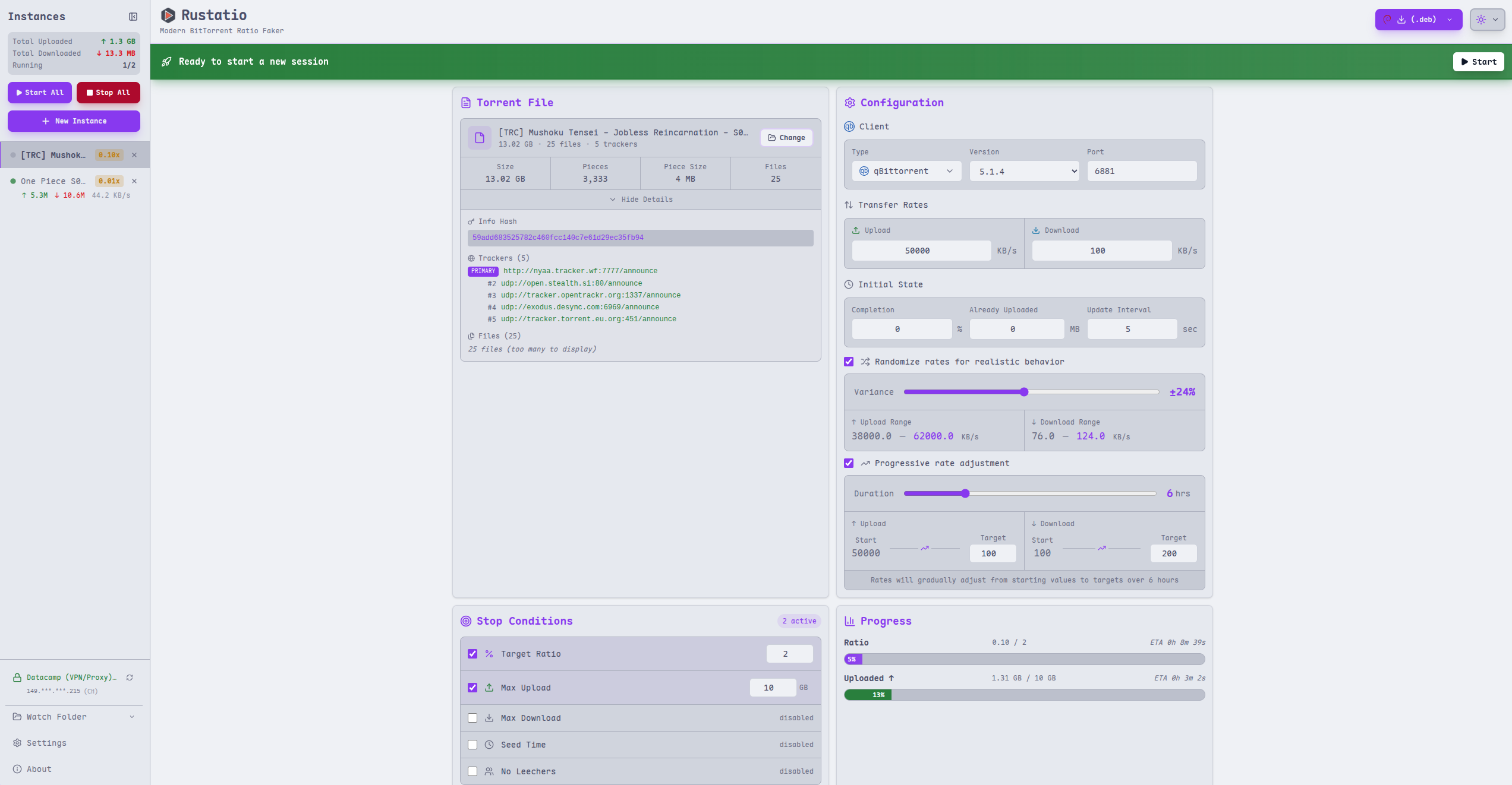 Rustatio Light Theme