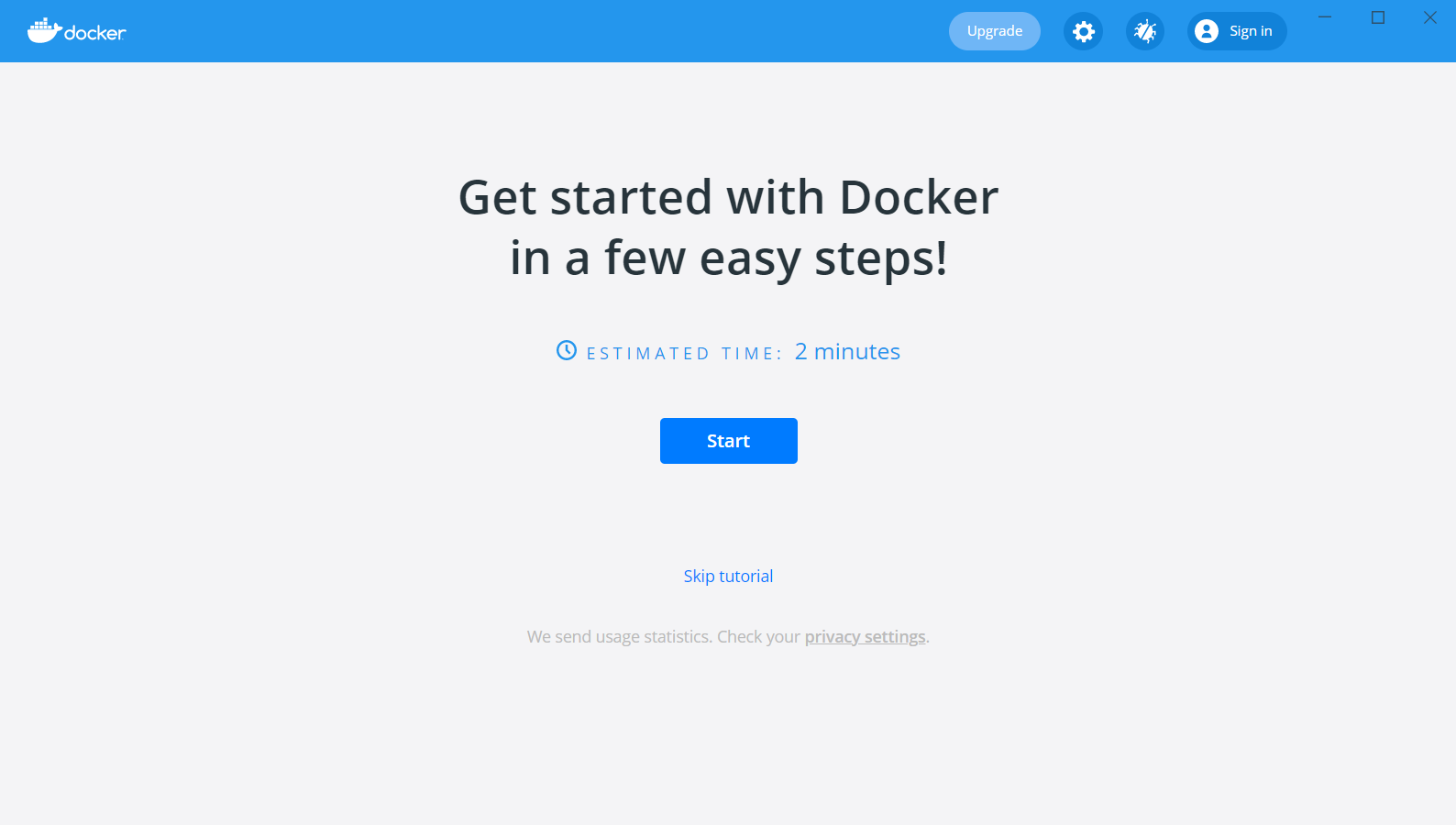 Dockerスキップ