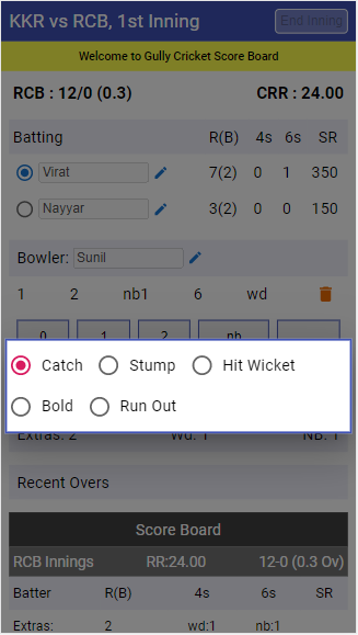 Wicket Type