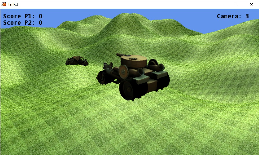 Tanks screenshot using normal camera