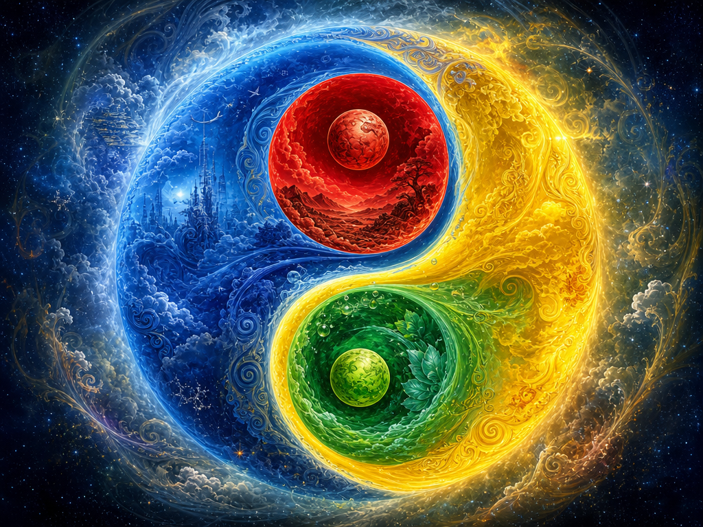 Laegna Dao — Four truth values in circular symmetry. Laegna Dao