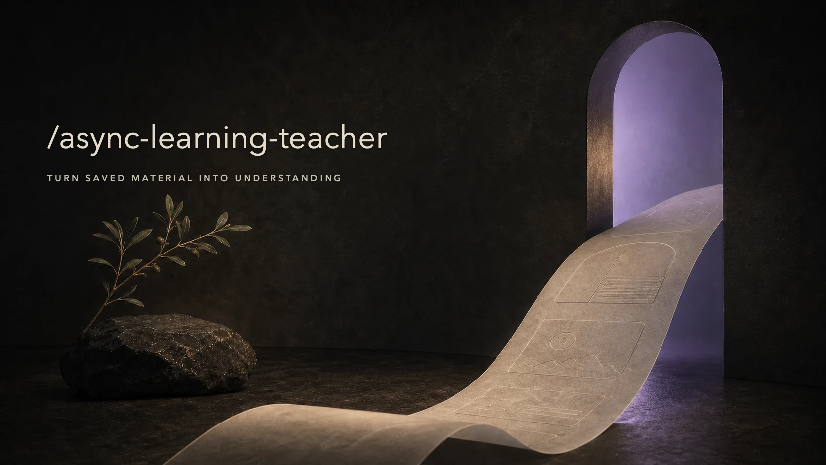 async-learning-teacher — learning skill
