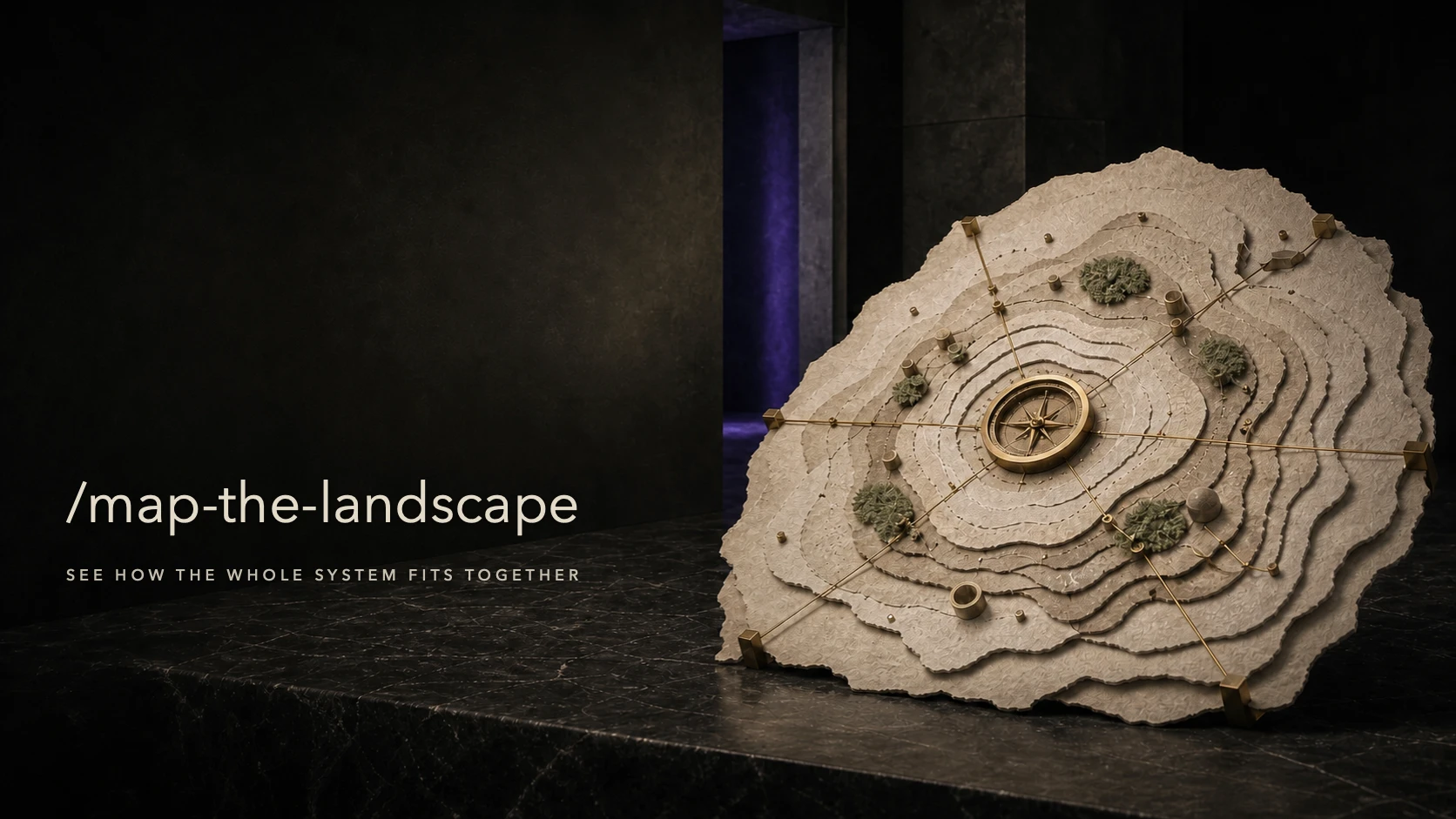 map-the-landscape — big-picture orientation skill