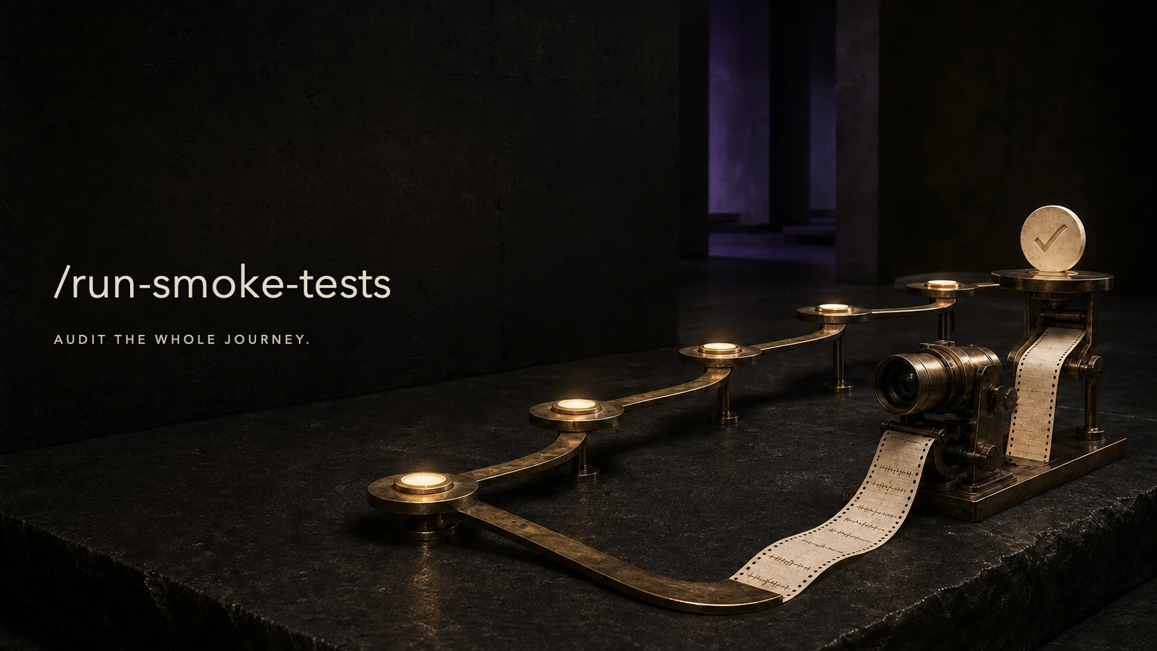run-smoke-tests — auditable user journey validation skill