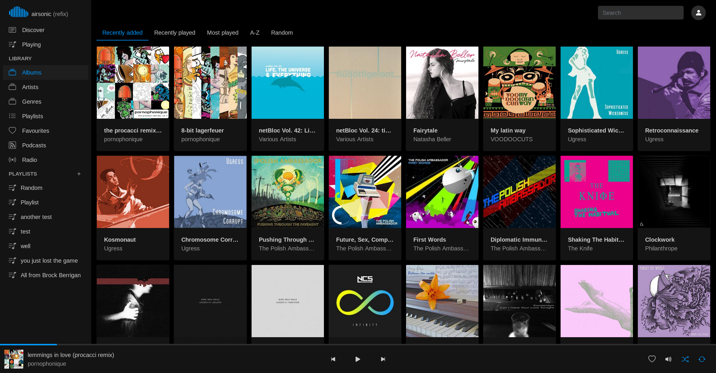 Airsonic-Refix-UI image 2