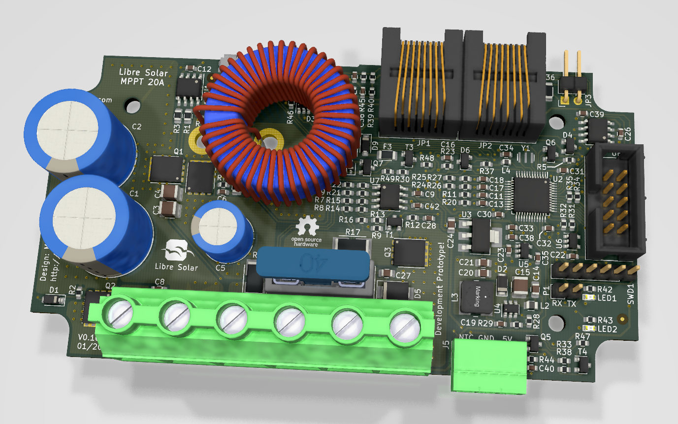 Charge controller PCB