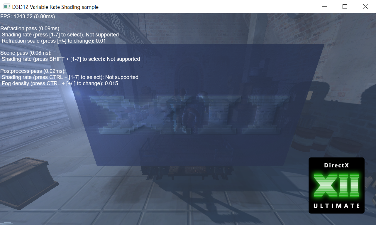 D3D12 Variable Rate Shading GUI