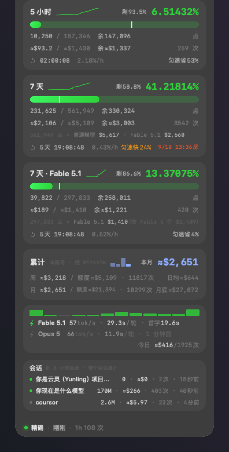 深色面板