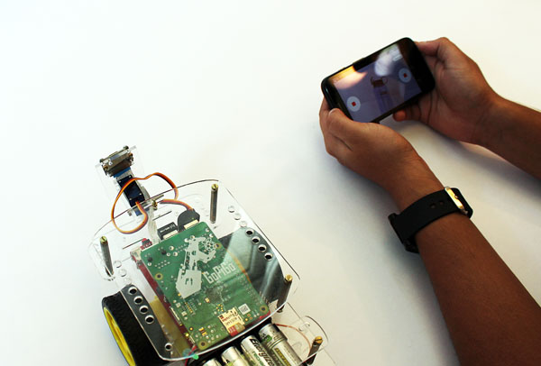 Mobile control of the GoPiGo Raspberry Pi Robot