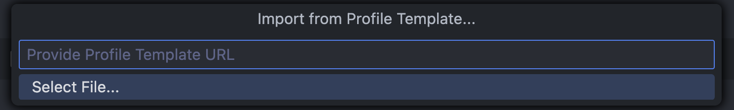 Step 3: Import Profile