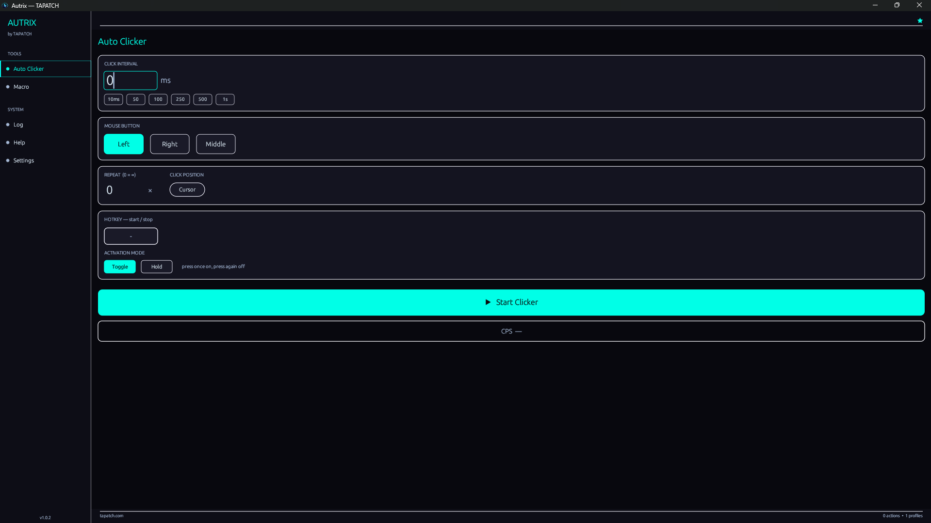 Autrix — Auto Clicker