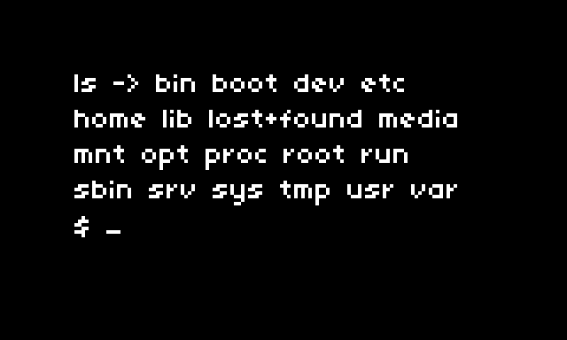 screenshot of script running