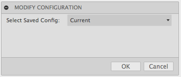 Modify Configuration Dialog