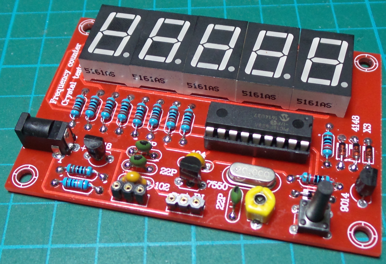 Crystal Oscillator Frequency Counter Tester